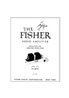 Fisher 70-A - Owners Manual